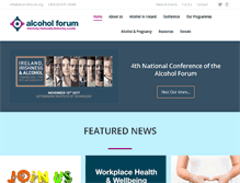 Tablet Screenshot of alcoholforum.org